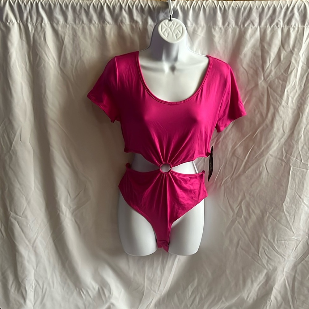 Pink bodysuit